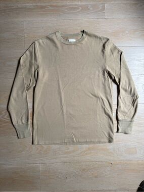 Aime Leon Dore Beige/Tan Long Sleeve Crew Tee
